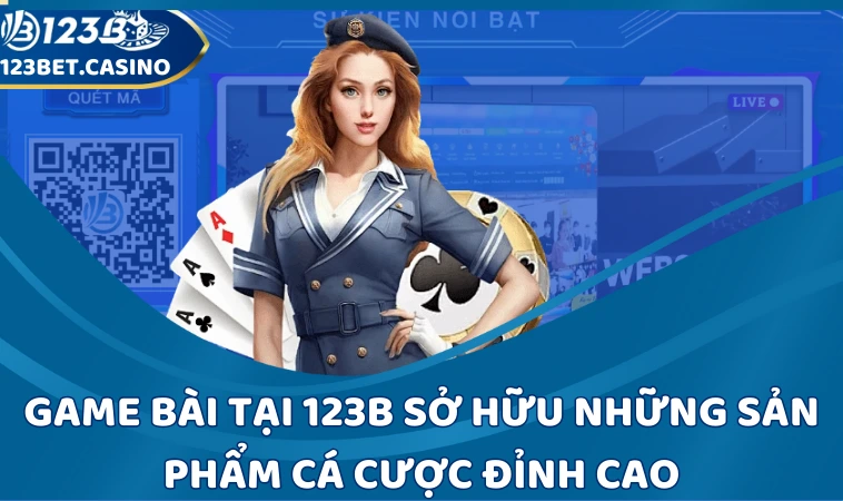 Game Bài 123B - Chơi Cực Hay, Nhận Thưởng Cực Nhanh 1 Game bài tại 123B sở hữu những sản phẩm cá cược đỉnh cao